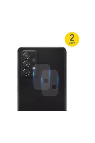 Ecrmobıle Samsung Uyumlu A72 Nano Cam Kamera Lens Koruyucu 2 Adet