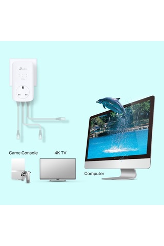 TP-Link TL-PA8033P KIT AV1300 3 PORTLU GIGABIT PASSTHROUGH POWERLINE BAŞLANGIÇ KİTİ
