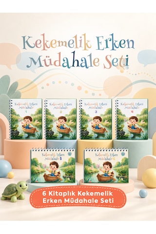 3 6 Yaş Kekemelik Erken Destek Seti 6 Kitap