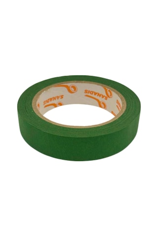 Güçlü Yapışkanlı Çiçek Bandı - Maskeleme Bandı - Koyu Yeşil - 2.5