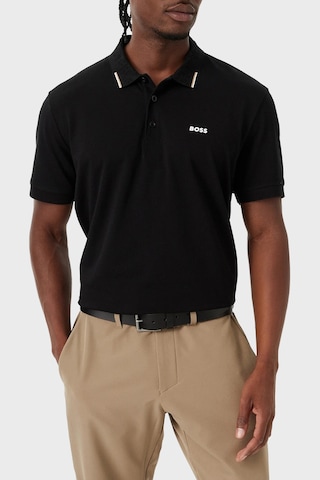 Boss Pamuklu Regular Fit Düğmeli Polo Erkek Polo 50564779 001 Siyah