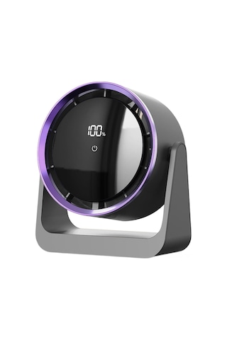 Gajeena Usb Desteğiyle 5 Hızlı, Sessiz Ve Taşınabilir Modern Mini Fan - Gri - Duvar Veya Masaüstü Kullanıma Uygun