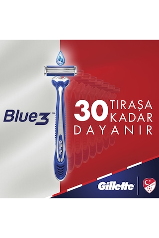 Gillette Blue 3 Plus Sensitive Kullan At Erkek Tıraş Bıçağı 6'lı