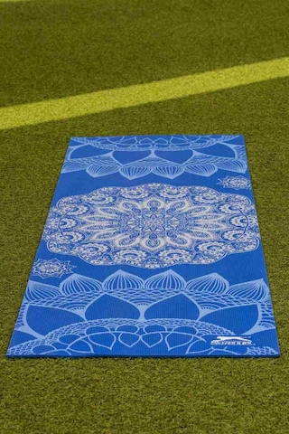 Slazenger Yoga Mat Mavi 173*61 cm - 6 mm Çok Renkli