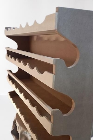 Hobi Dekoratif Rafterek Dolap Cnc Kesim Ahşap Mdf Ham Model El Yapım