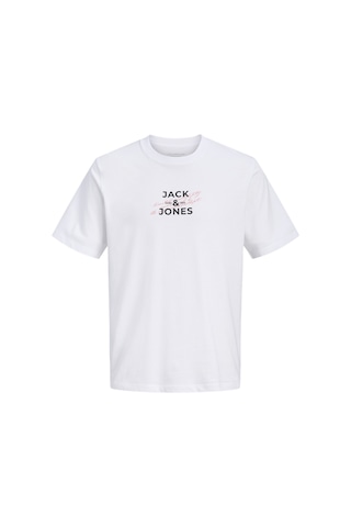 Jack & Jones Erkek Gögüs Baskili Regular Fit Tisört - Eterna - 12298583 Beyaz Jack & Jones Erkek Gögüs Baskili Regular Fit Tisört - Eterna - 12298583 Beyaz