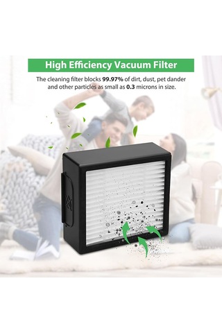 Roomba İ & E İ7 E5 E6 J7 Filtre 12'li Paket Yedek B Inox