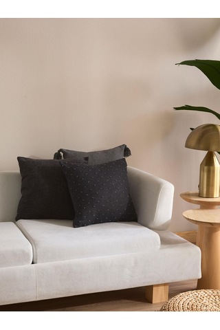 Noir Touch 3'lü Kırlent Kılıf Seti Siyah