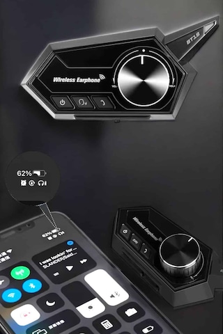 Intercom - 918 - Kask Kulaklığı Anc Özelliği Yüksek Ses Kaliteli - Spt-gld - Bluetooth Kulaklık