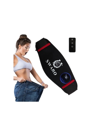 Swaro Şarjlı Kemer Siyah - Kırmızı