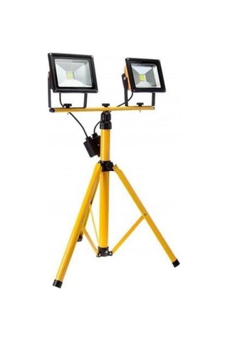 Tripod Projektör Ayağı, 2 Adet 100 W Projektörlü Ayarlanabilir