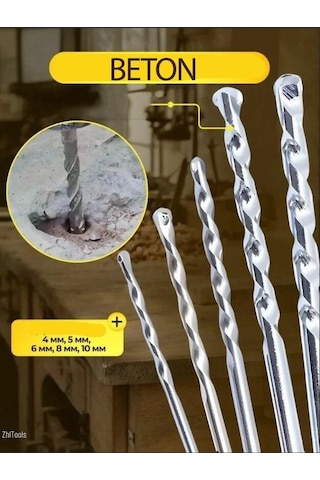 Zhltools Matkap Ucu Seti- Beton Metal Ahşap Matkap Ucu Drill Bits Set 16 Lı Set