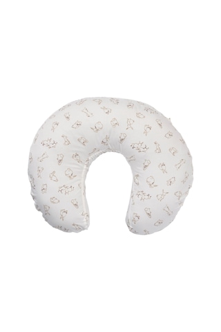 Len Emzirme Yastığı Kılıfı, Beyaz