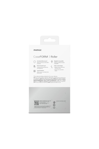 Momax Roller CaseForm Apple Uyumlu iPhone 16 Pro Magsafe Kılıf Açık Gri