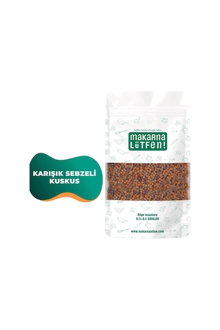 Karışık Sebzeli Kuskus %35 Sebze-250 Gram