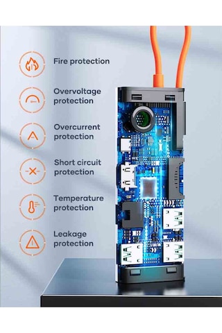 Tr32 8 In 1 Type-c To Hdm 4k30hz Rj45 Pd Usb3.0 3 Sd/tf Fonksyonel Dönüştürücü