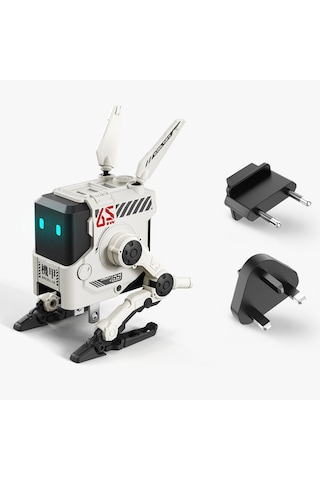 Gravastar Alpha65 Robot Figürlü 65w Hızlı Şarj Adaptörü Ve Şarj Standı, Beyaz