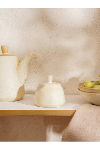 Sl Home Kapaklı Porselen Şekerlik 280 Ml 217270999 Bej