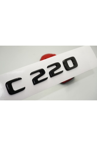 C 220 Bagaj Parlak Siyah ABS 3M 3D Yazı Logo
