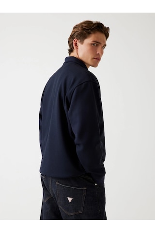Guess Harris Erkek Lacivert Sweatshirt M5bq18k0552-g7v2 Lacivert