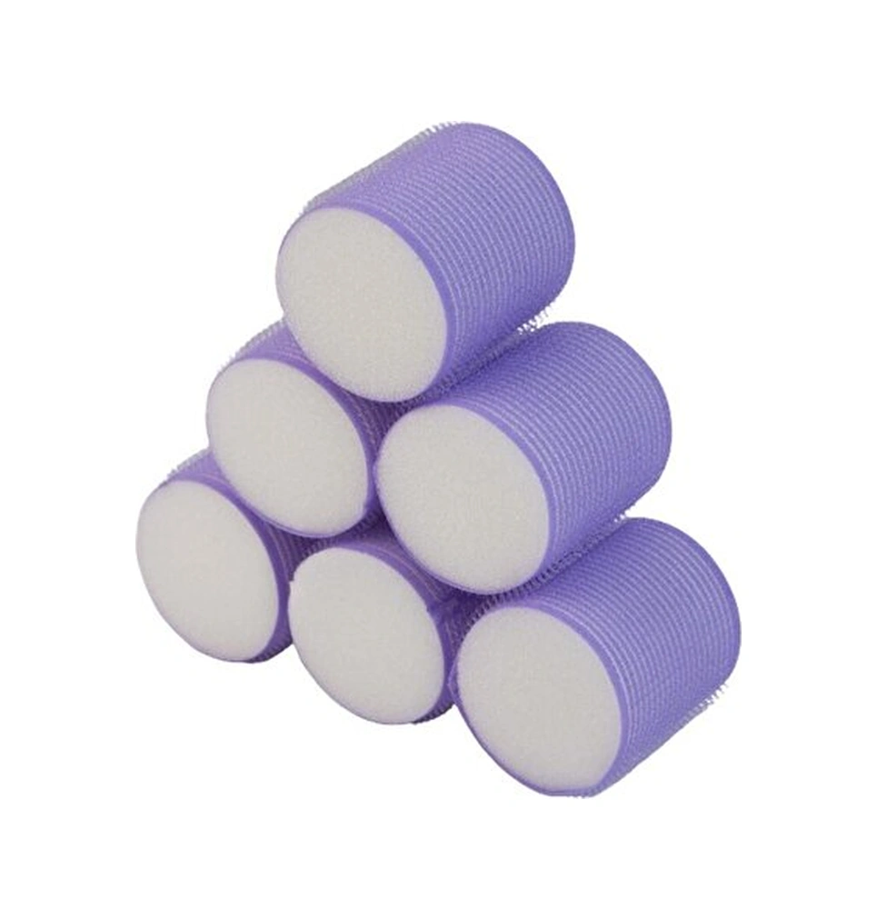55 63 Mm / 6lı Cırtlı Süngerli Bigudi - 62