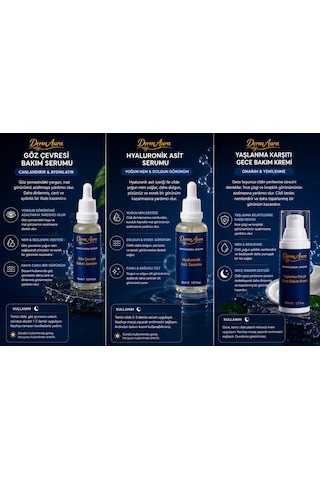 Dermaura Erkekler İçin Göz Çevresi Ve Yorgun Görünüm Karşıtı Set