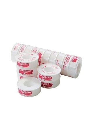Resiflon Teflon Bant 1000 Adet - 12 mm x 0.076 mm x 12 Metre