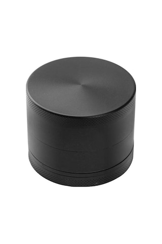 Ot Öğütücü İnce Parçacık Kolay Kullanım Manuel Dört İşlem Güçlendirilmiş Metal Dişler Çinko Alaşımı Mutfak Baharatı Adm Siyah