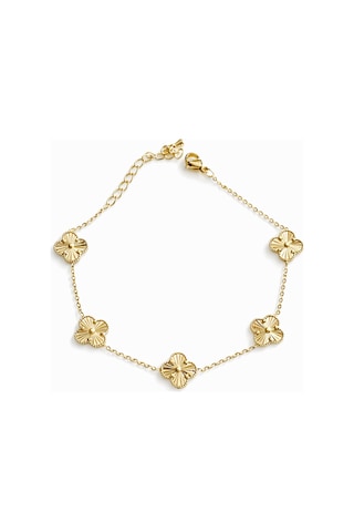 Çelik Yonca Bileklik Gold 21745226