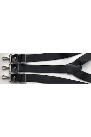 Kancalı Siyah Pantolon Askısı 3 Kancalı