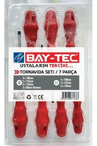 Bay-tec Mk4508-04 Tornavida Set 7 Parça