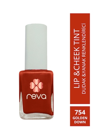 Vişne Kırmızı Dudak & Yanak Renklendiricisi-lip & Cheek Tint Golden Down No:754 10 Ml Kırmızı