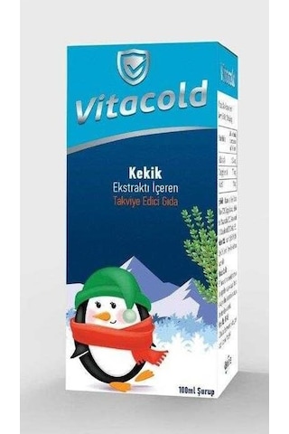 Vitacold Bitkisel Kekik Şurup 100 ML