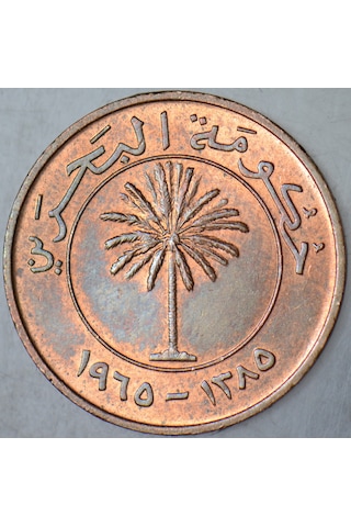 Bahreyn 5 Fils 1965 Çilaltı.