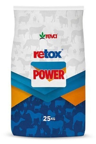 Retox Power Verim Düşüklüğü İçin Hayvan Yem Katkı 25 Kg Kraft