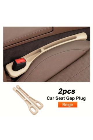 Atay Garage 2 Adet Krem Renk Araba Koltuk Arası Düzenleyici 7-40cm Ebatlarında Uyumlu