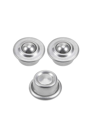 Tenfowee 10 Adet Cy-15h 5/8 İnç Bilyeli Taşıma Ünitesi, Çelik Flanşlı Yüksek Kapasiteli Konveyör Rulolu