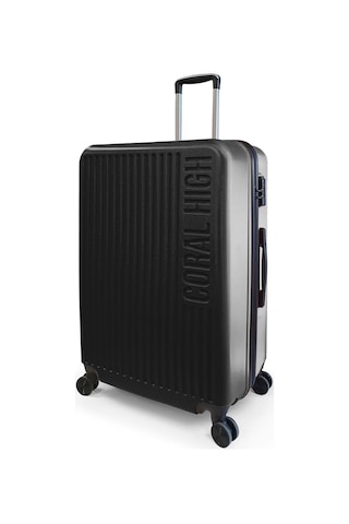 Coral High Abs Siyah Büyük Boy Valiz 16403 Siyah