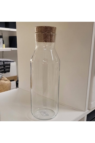 Ikea 365+ Şeffaf Camdan Sürahi Mantar Tıpa İle 1 L Sku: Smg8690010568151