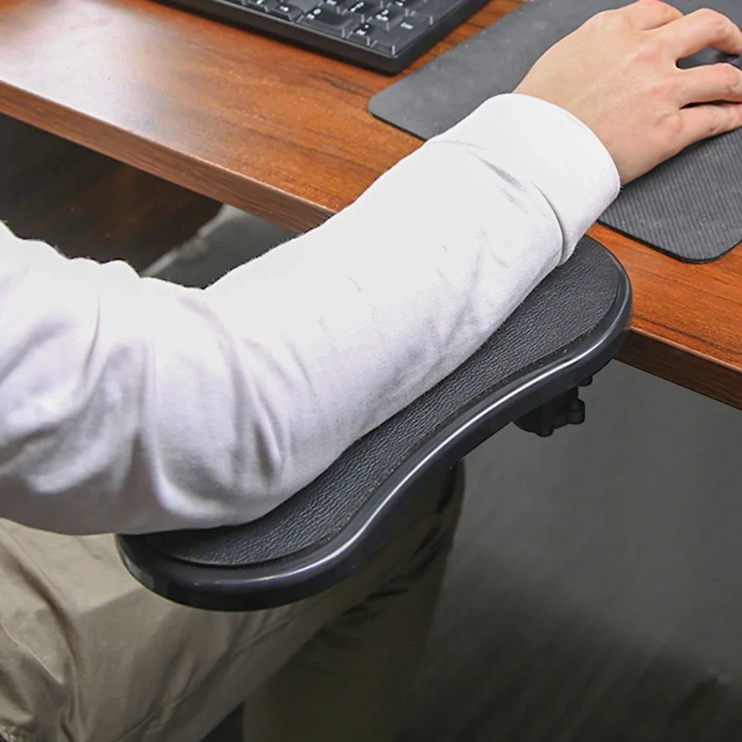 Microcase Ergonomik Bilgisayar Notebook Masa Dönen Bilek Destek Pedi Kol Dayama - Al5275 Siyah