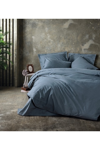 Cotton Box Plain Tek Kişilik Nevresim Takımı Antrasit