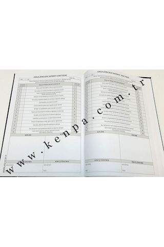 Gülpaş Anaokulu Nöbet Defteri 552 22x32 100 Yp