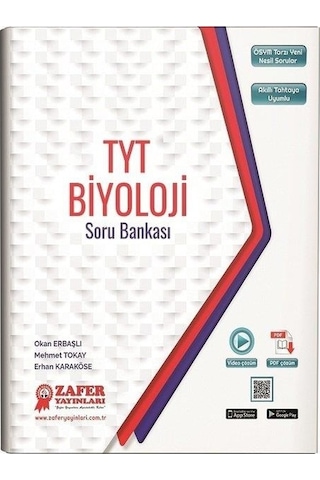 TYT Biyoloji Soru Bankası - Zafer Yayınları TYT Biyoloji Soru Bankası - Zafer Yayınları