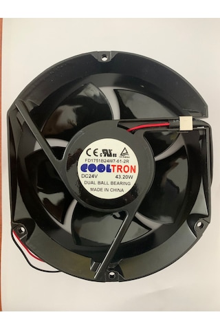 Cooltron 172x150x51mm 24v Dc Rulmanlı Fan Fd1751b24w761 Cooltron 172x150x51mm 24v Dc Rulmanlı Fan Fd1751b24w761
