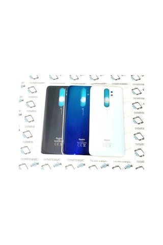 Yunjiwu Redmi Note 8 Pro Arka Pil Batarya Kapağı Cam 503821631 Xiaomi Siyah