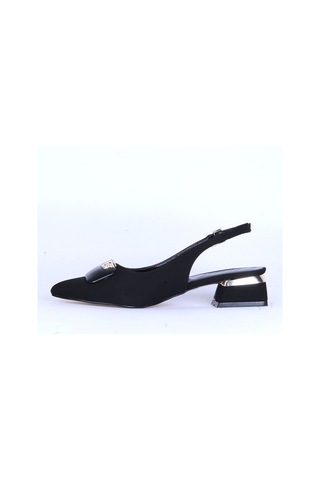 Moda Ayakkabı 168 Kadın 5cm Topuklu Ayakkabı Siyah