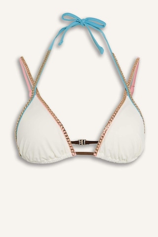 Defacto Lilyrose X Defacto Regular Fıt Bikini Üstü H8839ax26hswt16 Beyaz-wt16