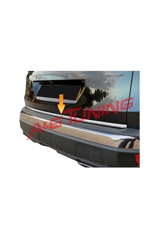 Peugeot 3008 Krom Bagaj Alt Çıta Formlu 2016 ve Üzeri P.Çelik N11.256