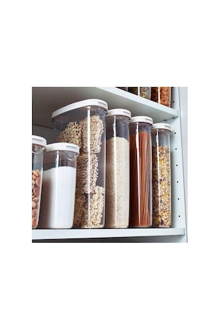 Ikea Vakumlu Kapaklı Saklama Kabı Beyaz Silikon Kauçuk Beyaz 8x30 Cm 1 Adet Büyük Boy Sku: Smg8690010589040 Açık