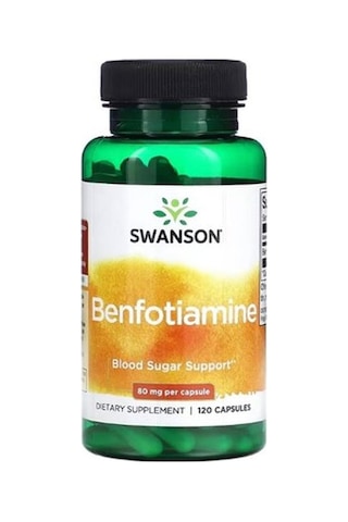 Swanson, Benfotiamine, 80 Mg, 120 Caps